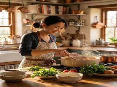 人妻少妇美食视频教程